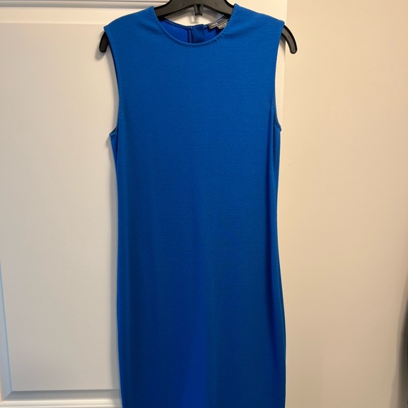 Vince Ponte sleeveless blue shift dress Size S - Picture 3 of 6
